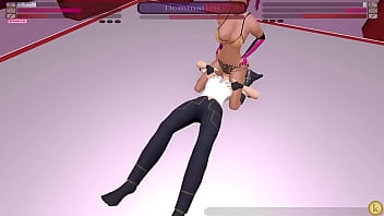 Patty pink vs lordjerle kyfc sexfight strap on sex fight game video match