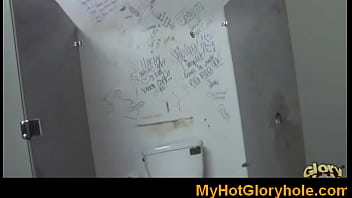 Magic blowjob through a gloryhole 27
