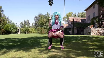 Cosplay with cantaloupes