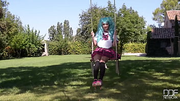 Cosplay with cantaloupes