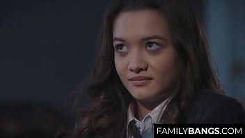 Virgin student babe with the lesbian milf school counselor ⭐