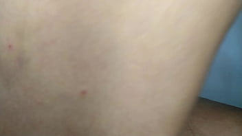 Teasing my cuckold while sucking a big black cock that fucked me rough