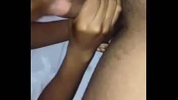 Hard sucking and jacking