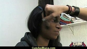 Real ebony babe getting hard core group making out 20