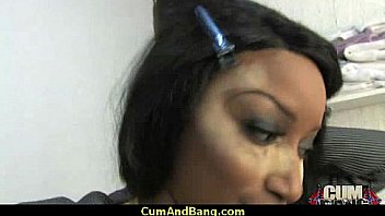 Real ebony babe getting hard core group making out 20