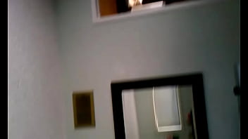 Lauren pink thong getting ready