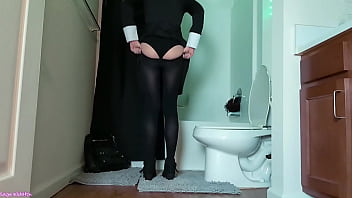 Wednesday addams in pantyhose peeing voyeur sage edritch