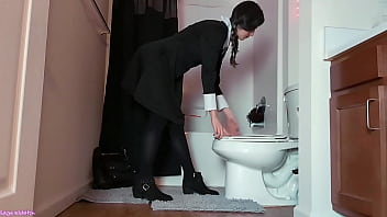 Wednesday addams in pantyhose peeing voyeur sage edritch