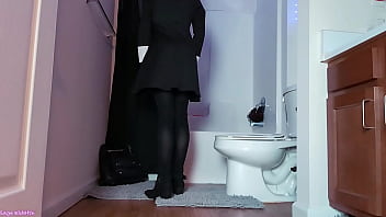 Wednesday addams in pantyhose peeing voyeur sage edritch