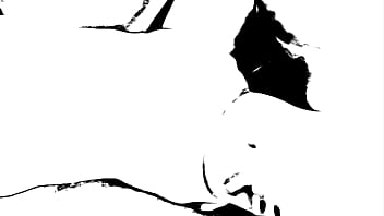 Fuck mature slut in grayscale toon huge dildo