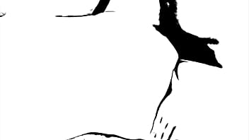 Fuck mature slut in grayscale toon huge dildo