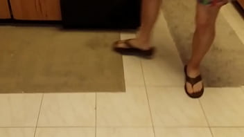 Stomping on a roach