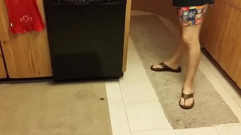 Stomping on a roach