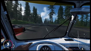 Mclaren sendo engolida por kombi