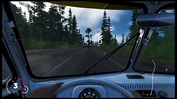 Mclaren sendo engolida por kombi