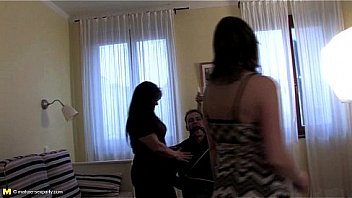 Three housewives sharing a guy