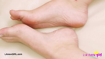 Mesmerizing golden haired goddess naked close up