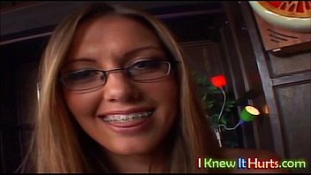 Glasses and braces hardcore bitch Glasses and braces hardcore bitch
