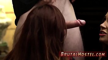 Huge cock bondage and dominatrix punishes excited youthfull tourists