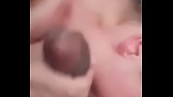 Black cock swallowed up