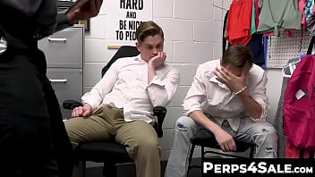 Cole Church And Jay Tee Get Brought By Officer Marco Napoli After Suspecting Them Of Stealing If They Both Fuck Him In The Ass Heâll Let Them Go thumbnail