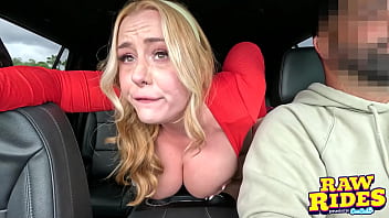 Blonde big tits amateur waxes her gf in uber on way to strip club casting lesbian sex