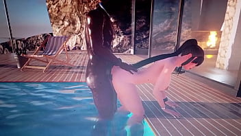 Chichona mexicana cogiendo con un negro