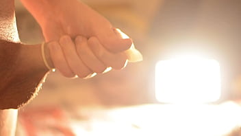 Big cumshot inside the condom