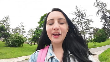 Eva brooks is cum slut who expose her self in public