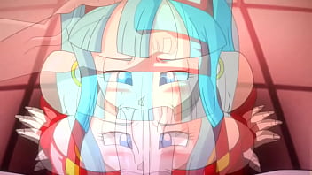 Dbz roshi fucks bulma very hard and bra takes his cock in the pussy