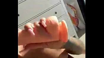 Pussy dildo masturbation in the sun fucking my wet pussy in a sunny day susy gala