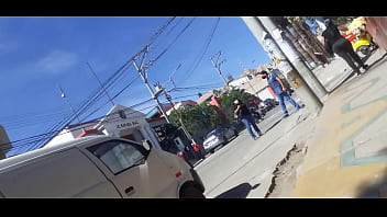 Caminado y sorprendida