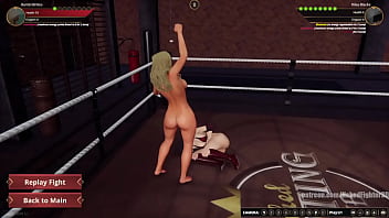 Bambi vs riley nf3d female kinky combat ring