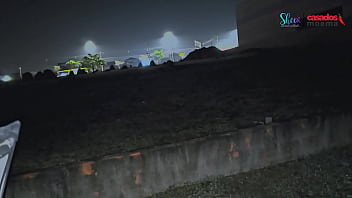 Dogging com o corno e um amigo quase fomos pegos