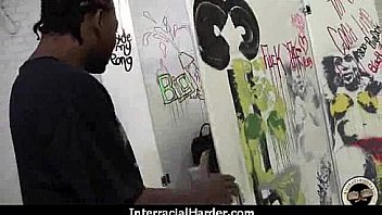 Hot girl with big tits gets fucked hard by black in her perfect pussy 25