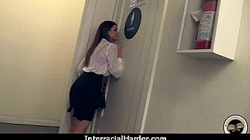 Hot girl with big tits gets fucked hard by black in her perfect pussy 25