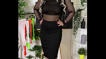 Sexual wellness presents showing sexy fishnet dresses