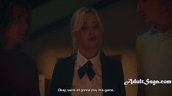 Demon made us fuck our virgin classmate