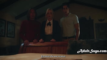 Demon made us fuck our virgin classmate