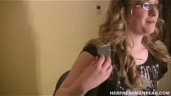 Blonde Cutie Getting Her Wet Pink Pussy Fucked Hard thumbnail