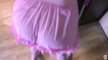 Busty step sister gets fucked hard and creampied for slutty party outfit