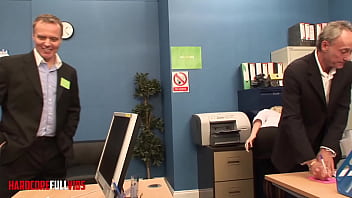 Couple wear lingerie to their interviews and get fucked hard