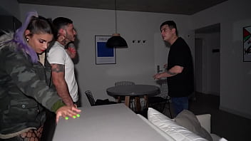 Lights out we wanted to rent a new place but we ended up fucking hard