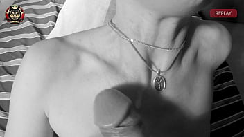 Close up slowmotion pounding tight milf's pussy cumshot on tits