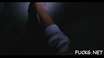 Guy in glasses bangs a slut