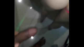 Fudendo forte a loira de quatro com meu pau preto interrracial