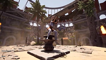 Lara needs to insert a secret mysterious enigmatic phallus into her cave to open another passage 3d hentai game