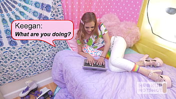 Face fucked slut keegan kade rides badass hookup’s big d