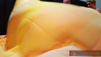 Christmas amateur double penetration with sex doll and cum on face