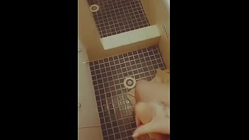 Blonde plays with her fake cock